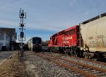 CP 2279 Passes AMTK 124 in Brunswick